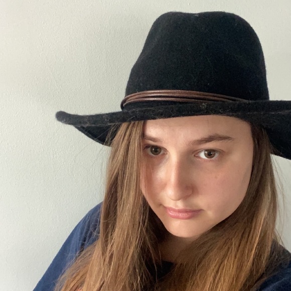 Brixton Black Wool Mesa Fedora Western Hat main image 8